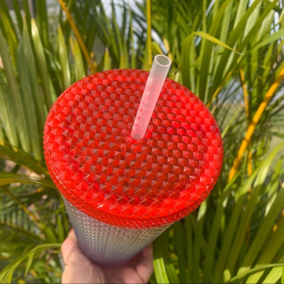 Starbucks China Pride Rainbow Diamond Studded Tumbler Cold Cup 24oz New Overseas - Picture 4 of 15